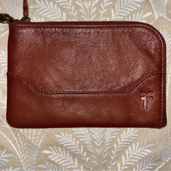 Frye Cognac “Melissa” Leather Wristlet - Picture 4 of 11